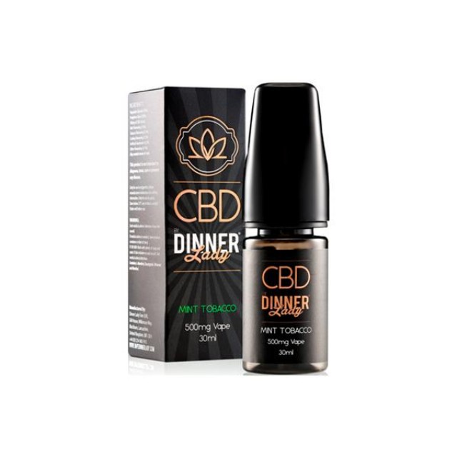 Dinner Lady 1500mg CBD 30ml Mint Tobacco E-Liquid (70VG/30PG)